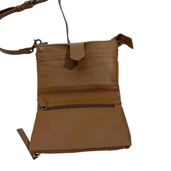 Lucky Brand Brown Leather Crossbody Bag - Picture 5 of 15